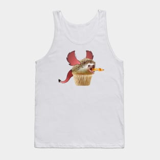 Hedgehog Muffin Dragon Tank Top